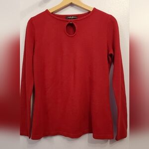 Designers Originals Red Women's Sweater Size Small (W13)